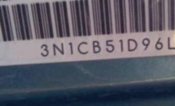 VIN 3N1CB51D96L634993