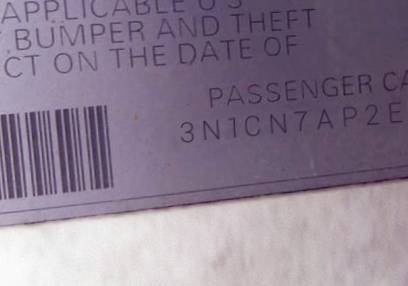 VIN 3N1CN7AP2EK439268