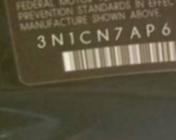 VIN 3N1CN7AP6FL935704