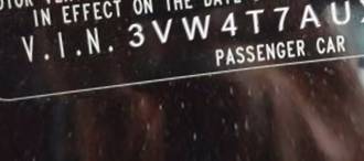 VIN 3VW4T7AUXFM103691