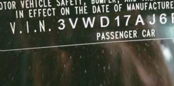 VIN 3VWD17AJ6FM224827