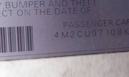 VIN 4M2CU97108KJ28172