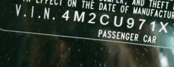 VIN 4M2CU971X7KJ21146