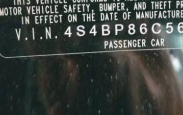 VIN 4S4BP86C564361659