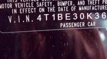 VIN 4T1BE30K36U745898
