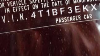 VIN 4T1BF3EKXBU145881