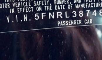 VIN 5FNRL38748B054447