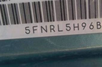 VIN 5FNRL5H96BB094713