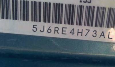 VIN 5J6RE4H73AL059877