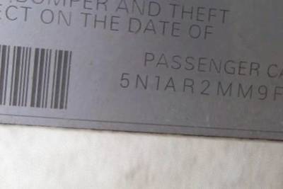 VIN 5N1AR2MM9FC618309