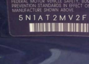 VIN 5N1AT2MV2FC844833