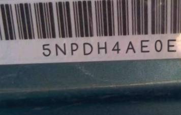 VIN 5NPDH4AE0EH481633