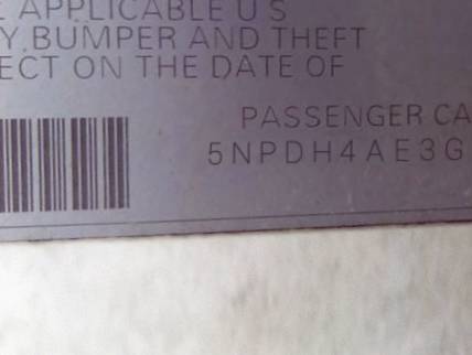 VIN 5NPDH4AE3GH702628