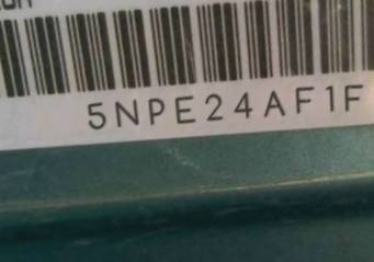 VIN 5NPE24AF1FH031215