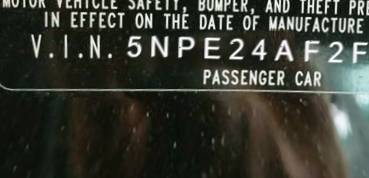 VIN 5NPE24AF2FH007599