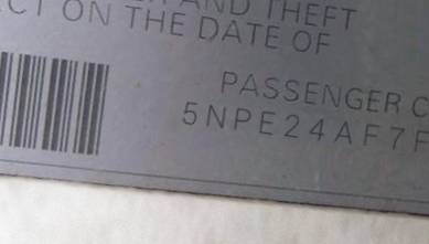 VIN 5NPE24AF7FH008392