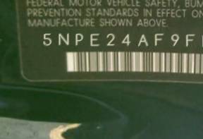 VIN 5NPE24AF9FH165048