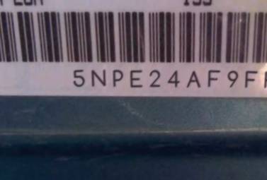 VIN 5NPE24AF9FH208691