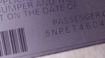 VIN 5NPET46C49H432905