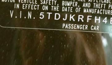 VIN 5TDJKRFH4ES030820