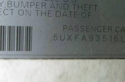 VIN 5UXFA93516LE84188