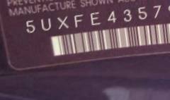 VIN 5UXFE43579L267642