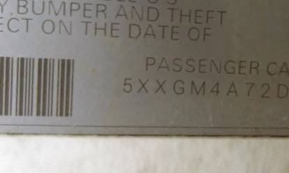 VIN 5XXGM4A72DG144112