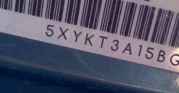 VIN 5XYKT3A15BG030634