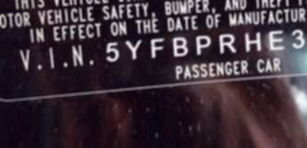 VIN 5YFBPRHE3EP072526