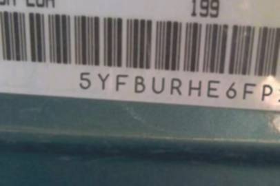 VIN 5YFBURHE6FP278854