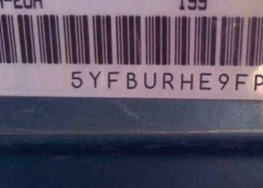 VIN 5YFBURHE9FP252085