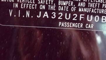 VIN JA32U2FU0BU003459