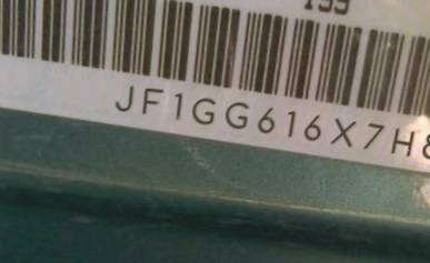 VIN JF1GG616X7H804579