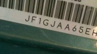 VIN JF1GJAA65EH022756