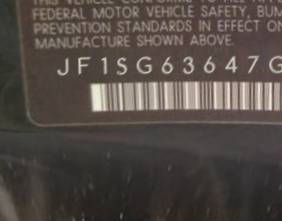 VIN JF1SG63647G718777