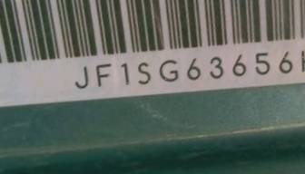 VIN JF1SG63656H702337