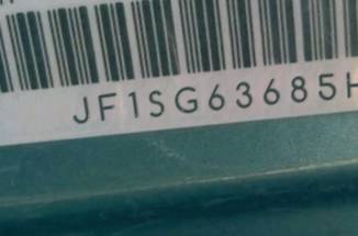 VIN JF1SG63685H740689