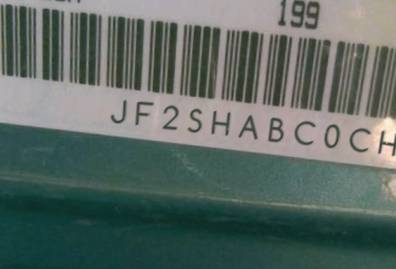 VIN JF2SHABC0CH437681