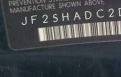 VIN JF2SHADC2DG416738