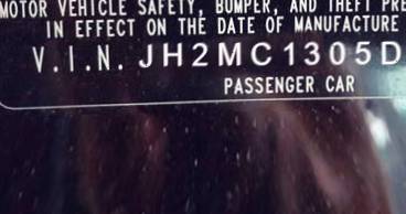 VIN JH2MC1305DK700432