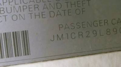 VIN JM1CR29L890330607