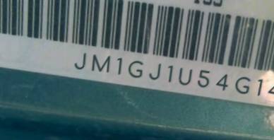 VIN JM1GJ1U54G1415141