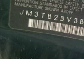 VIN JM3TB2BV3B0303327