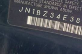 VIN JN1BZ34E38M750599