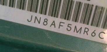 VIN JN8AF5MR6CT104184