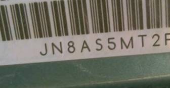 VIN JN8AS5MT2FW652631