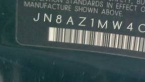 VIN JN8AZ1MW4CW240446