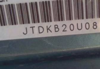 VIN JTDKB20U083451859