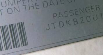 VIN JTDKB20U187781700