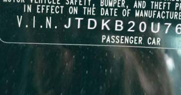 VIN JTDKB20U763195703